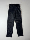 Vintage MaCadam Black Leather Straight Leg Pants (W:24) (L:40)