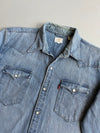 Vintage Levi's Light Wash Denim Western Shirt (L)
