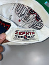 Ole Miss (Rebels) Cap – White/Navy Zephyr Snapback (Adjustable)
