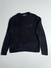 Chaps Crewneck Knit Sweater – Black (2XL)
