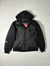 Dririder Black & Charcoal Colourblock Hooded Full-Zip Jacket PADDED (L)