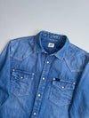 Lee Western Denim Pearl Snap Shirt – Light Wash (M/L)