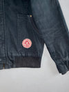 Big Train Osaka Black Moto Harrington Jacket (L)