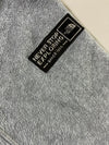 The North Face Grey Sherpa Fleece Jacket – “Never Stop Exploring” Patch (S)