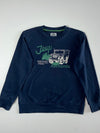 Jeep Spirit Authentic Graphic Crewneck Sweatshirt — Navy (M)