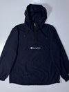 Champion Script Logo Half-Zip Anorak Jacket – Black (L)