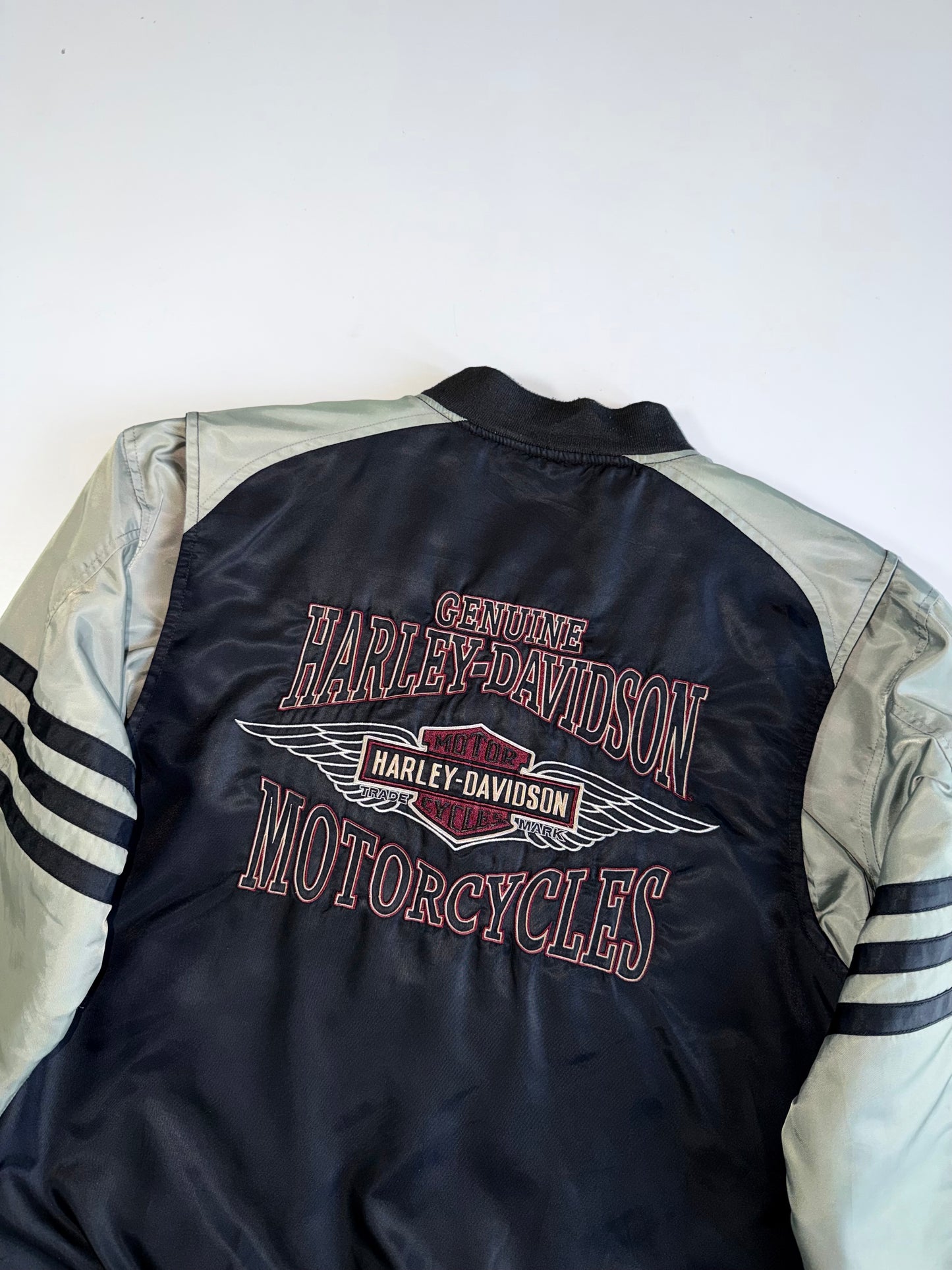 !        Vintage Harley-Davidson 1903 Legendary Motorcycles Bomber Jacket (XL/2XL)