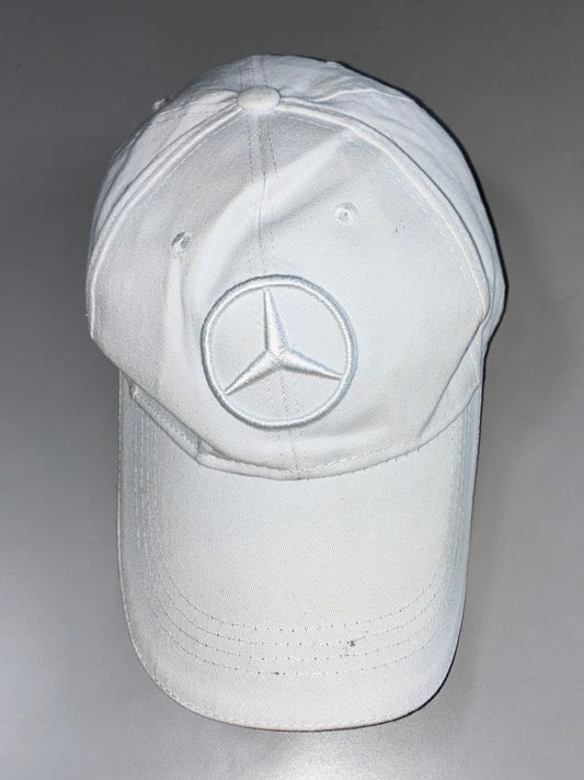 Mercedes-Benz Cap – White F1 Style (Adjustable)