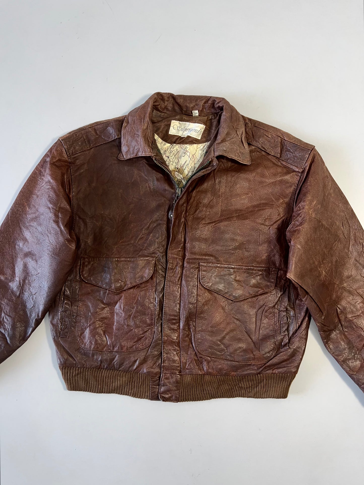 Z  Silvercord Premium Original Leather Jacket (S/M)