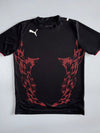 Puma Graphic Dri-Fit T-Shirt Black & Red (S)
