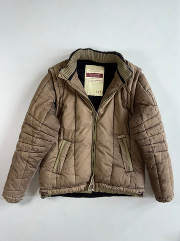 Pepe Jeans London 1973 Quilted 2-in-1 Puffer Jacket(L)