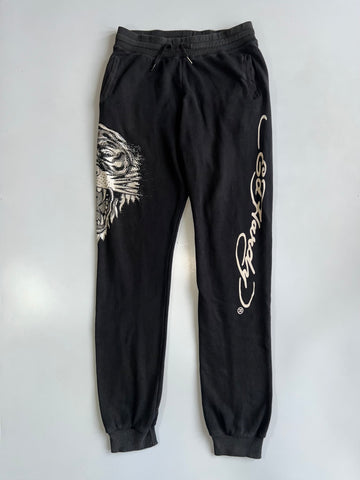 Ed Hardy Tiger Sweatpants Joggers W/ Rhinestones(W:32) (L:46)