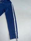 Vintage Roots Navy Blue Dragon Graphic Zip-Up Hoodie (S)