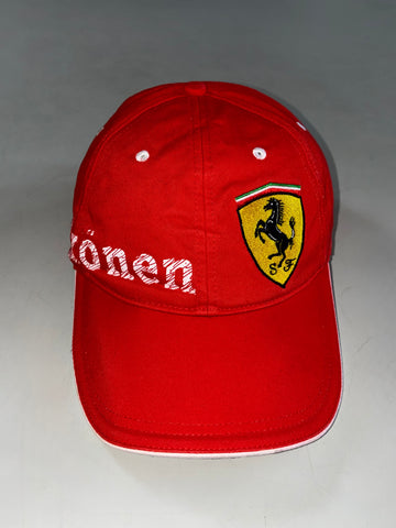 Vintage Scuderia Ferrari x Puma Kimi Räikkönen Red Racing Cap – Official Supplier, Made in Philippines (Adjustable)