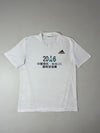 Vintage Adidas White Taipei 101 Run Graphic Tee (M)
