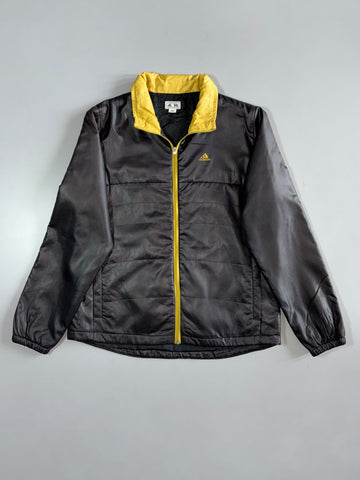 Adidas | ClimaProof Puffer Zip Jacket | Black Yellow (S)