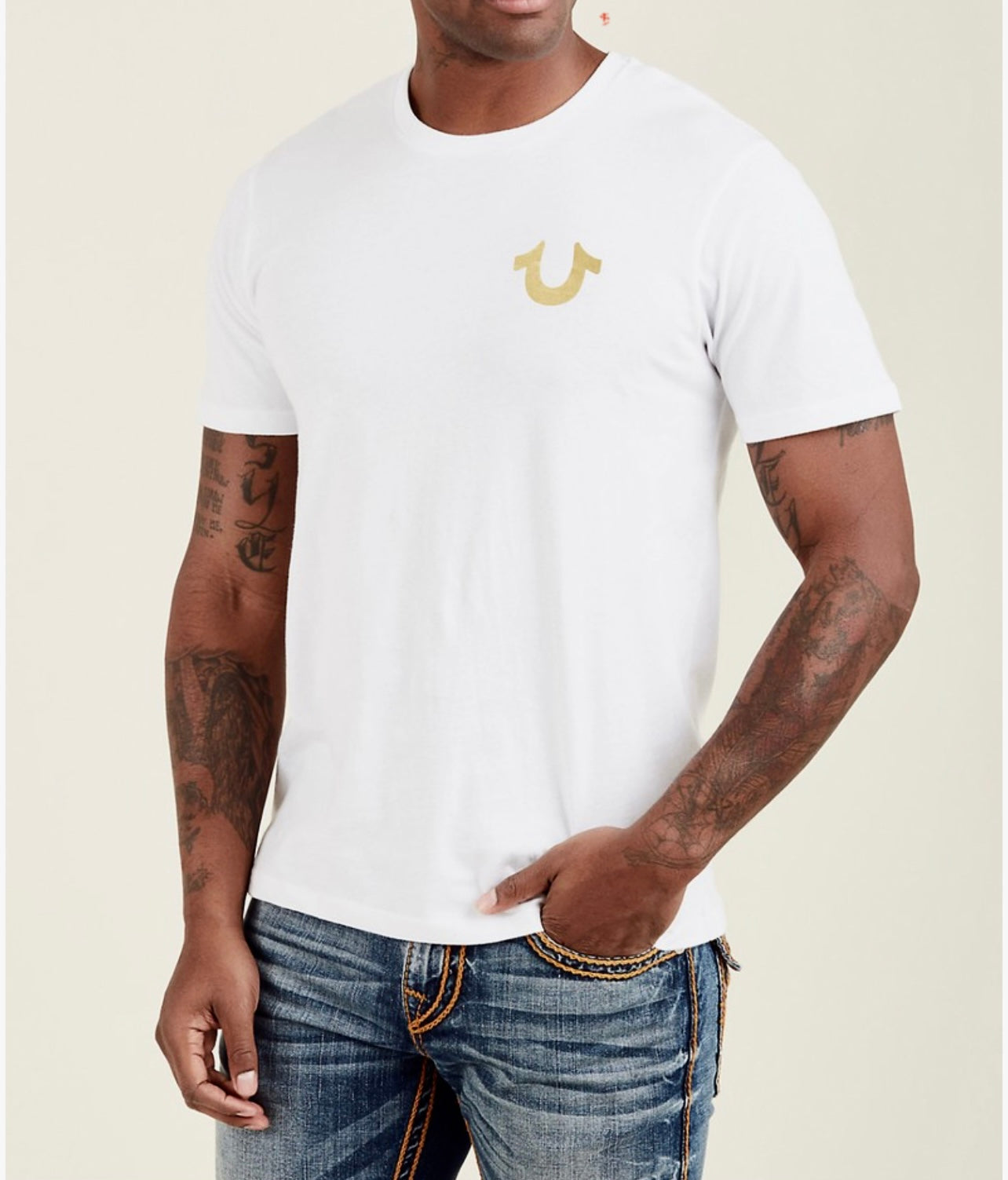 !                        Authentic True Religion Tee (L)