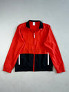 Vintage Adidas Red Black Colour Block Windbreaker Jacket (M)