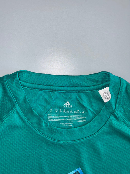 Adidas | Big Logo Training Tee | Teal (L)