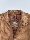 Vintage Adventure Bonds Premium Oversized Leather Jacket (M)