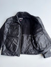 Schott N.Y.C. Cowhide Leather Trucker Jacket Made in USA, Genuine Full-Grain Leather (2XL)