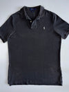 Polo Ralph Lauren Faded Black Piqué Polo – White Pony | Classic Fit (XL)