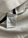 Lacoste Breton Stripe Long Sleeve Top – White & Navy (M/L)