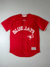 Majestic MLB Toronto Blue Jays Red Alternate Jersey (L)