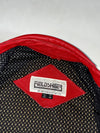 Vintage 90s Fieldsheer by Nelson-Rigg Leather Racing Jacket – Red/White/Navy – Made in Korea (S)