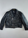 Gino Leathers Classic Biker Jacket (M)