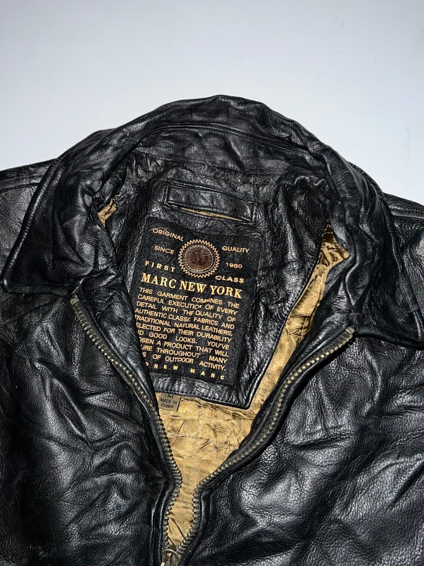 ZMarc NewYork Original Leather Jacket (RARE) (Just not ironed) (L)