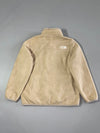 The North Face Beige Sherpa Fleece Jacket | (S)