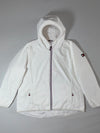 Tommy Hilfiger White Hooded Softshell Jacket with Quilted Lining (XL)