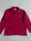 Lacoste Classic Pique Long Sleeve Polo Shirt Burgundy (L)