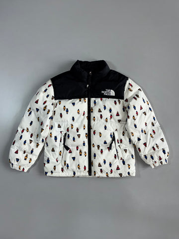 The North Face 700 KIDS Nuptse Youth Bear Print Down Puffer Jacket (Xs)