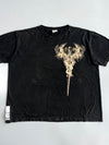 Wild-Oats | Black Wings & Dagger Graphic Tee(3XL)