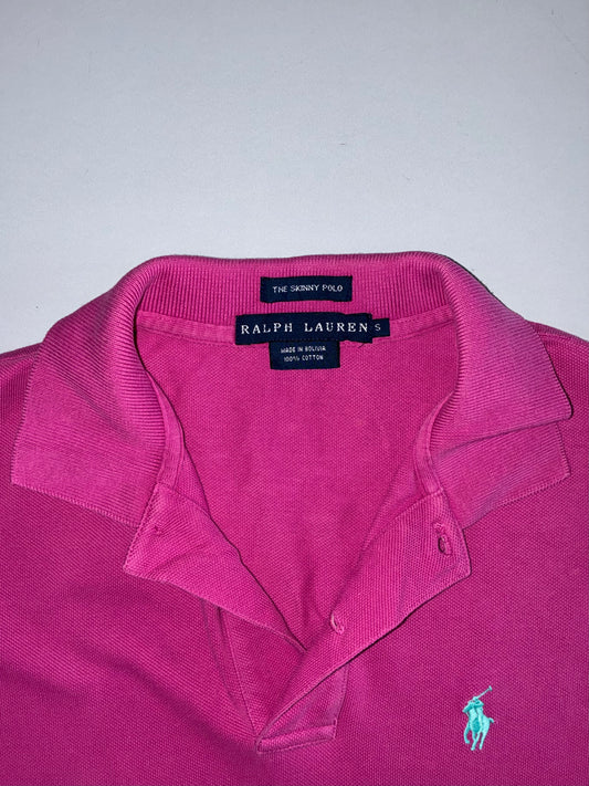 Ralph Lauren “The Skinny Polo” (Magenta) (XS)