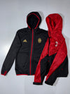 Adidas | AC Milan 2-in-1 Track Jacket + Detachable Windbreaker Shell (S/M)
