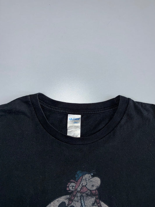 Vintage Asterix & Obelix Faded Cartoon Graphic T-Shirt Black | Gildan Premium (2XL/3XL)