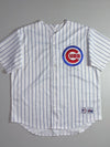 Chicago Cubs Majestic Pinstripe Jersey (3XL)