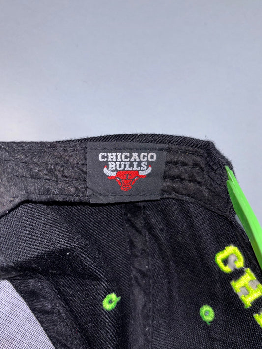 Chicago Bulls New Era 9Fifty Black/Neon Green Snapback (Adjustable)