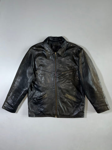 Akoury Cuirs Premium Original Leather Jacket (Xl)