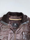 Vintage Dimitri’s Premium Utility Leather Jacket With removable Liner (XL)