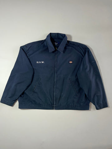 Dickies Navy Blue Zip-Up Work Jacket (3XL/4XL)