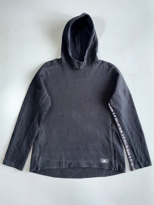 Adidas “Goals & Dreams” Sleeve Tape Pullover Hoodie (M)