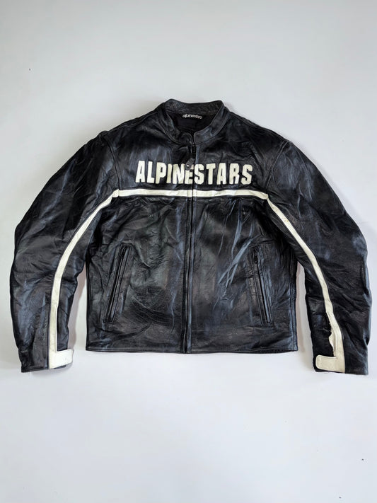Alpinestars Original Pure Leather Racing Jacket (PADDED) RARE (M)