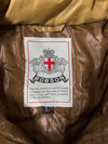 Bobson Jeans Gold Tan Hooded Puffer Jacket  (L/XL) (Detachable Cap)