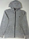 Polo Ralph Lauren Full-Zip Fleece Hoodie – Heather Grey  (S/M)