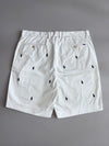 Polo Ralph Lauren | All-Over Pony Embroidered Shorts | White (W:35|L:20)