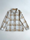 Fjällräven Plaid Flannel Overshirt – Cream/Beige (S)